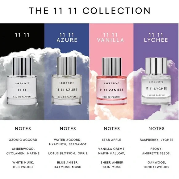 NEW Lake & Skye 11 11 Lychee E P Travel Fragrance Purse Spray - Picture 4 of 4